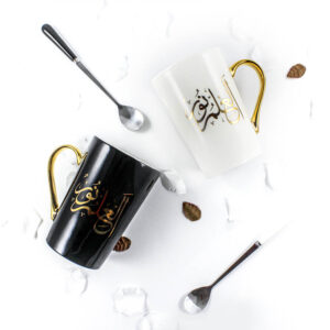 2 Mugs Gift Set Bundle with FREE Bookmarks