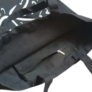 Salaam Tote Bag – Black Cotton